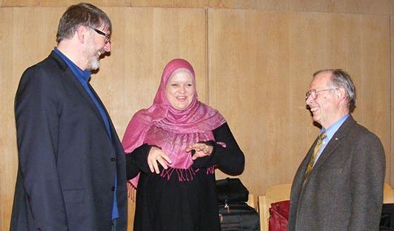 Unsere Arbeit Annett Abdel-Rahman bei einem Seminar in Goslar
